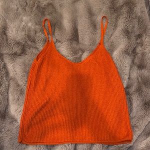 Burnt Orange sweater tank